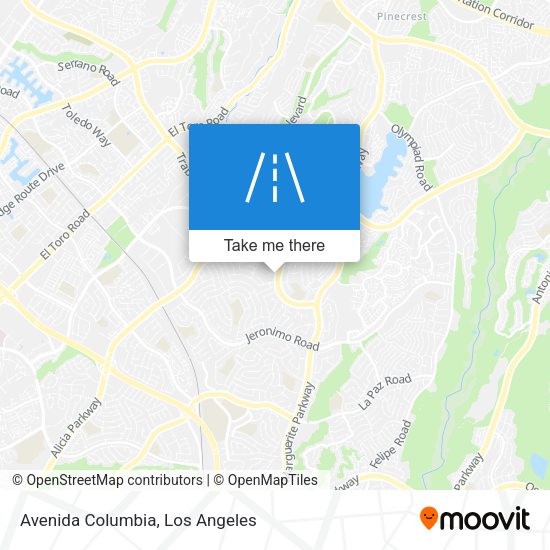 Mapa de Avenida Columbia