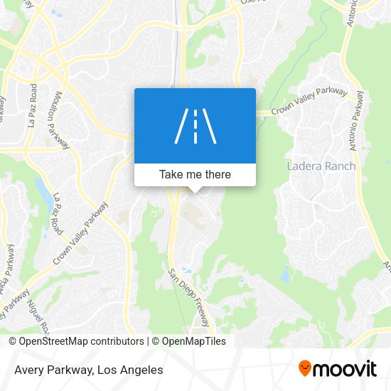 Mapa de Avery Parkway