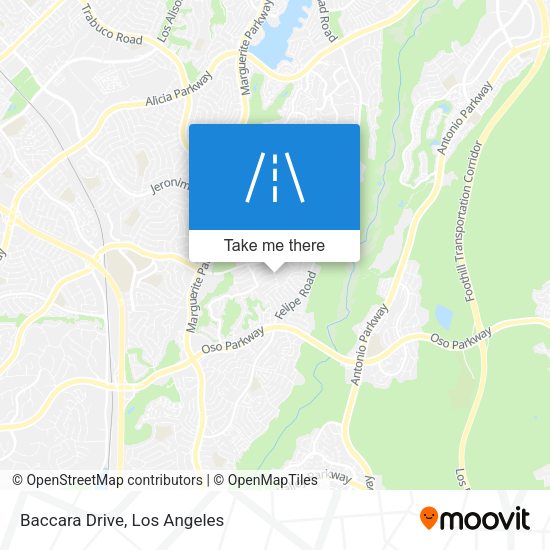 Mapa de Baccara Drive