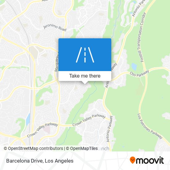 Barcelona Drive map