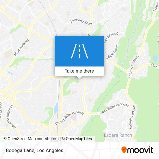 Mapa de Bodega Lane