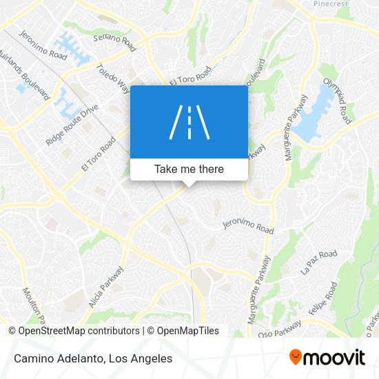 Mapa de Camino Adelanto