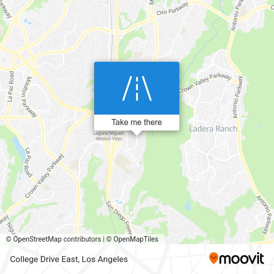 Mapa de College Drive East