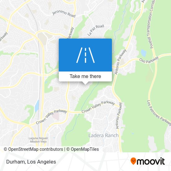Mapa de Durham
