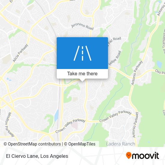 Mapa de El Ciervo Lane