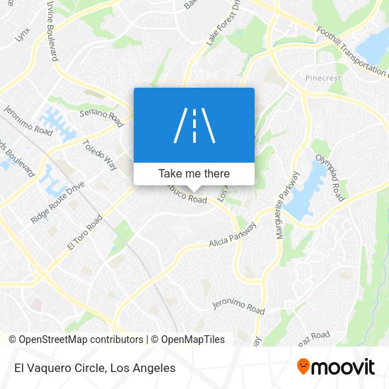 Mapa de El Vaquero Circle