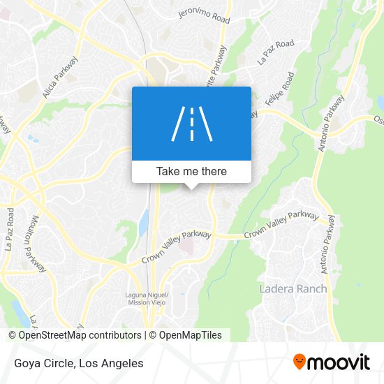 Mapa de Goya Circle
