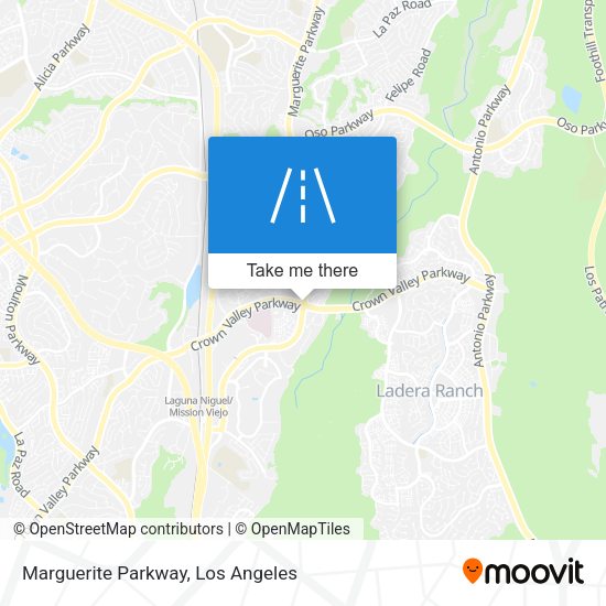 Mapa de Marguerite Parkway