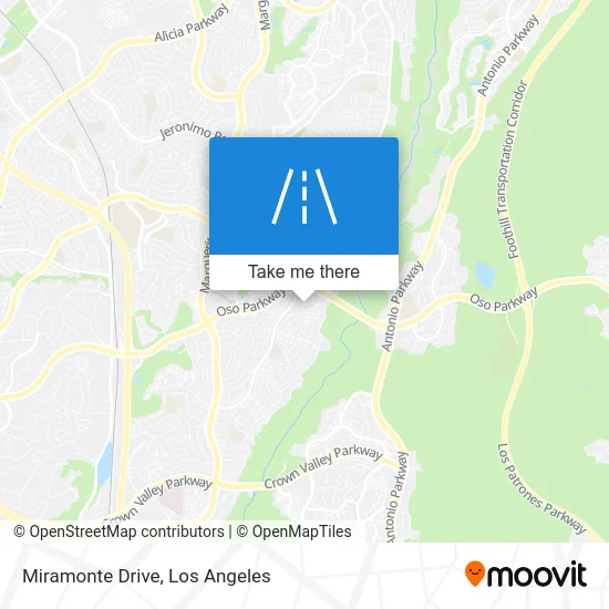 Miramonte Drive map