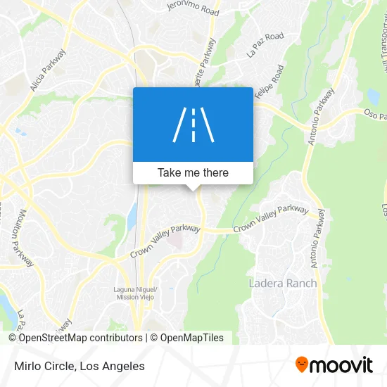 Mirlo Circle map
