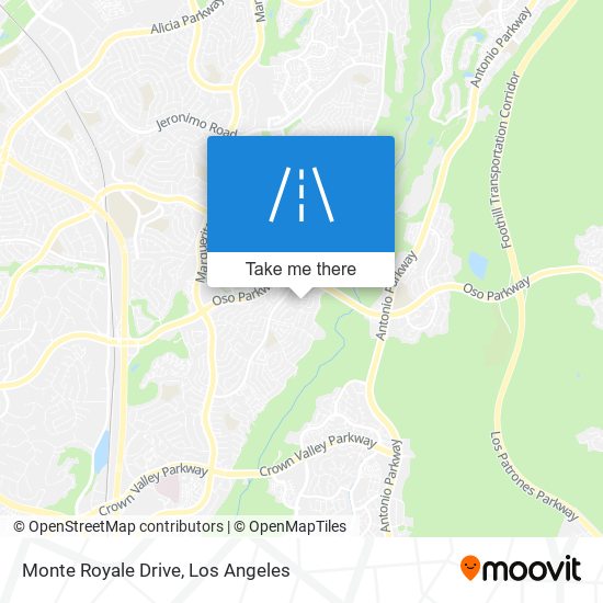 Monte Royale Drive map