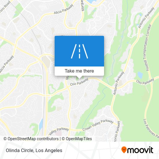 Mapa de Olinda Circle