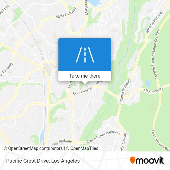 Mapa de Pacific Crest Drive