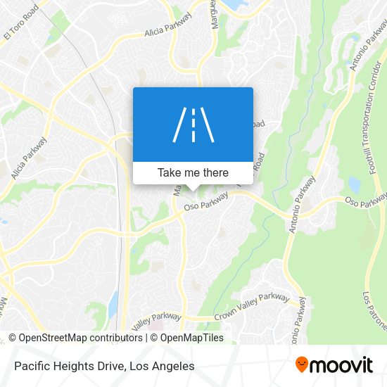 Pacific Heights Drive map