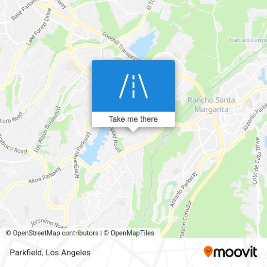 Mapa de Parkfield