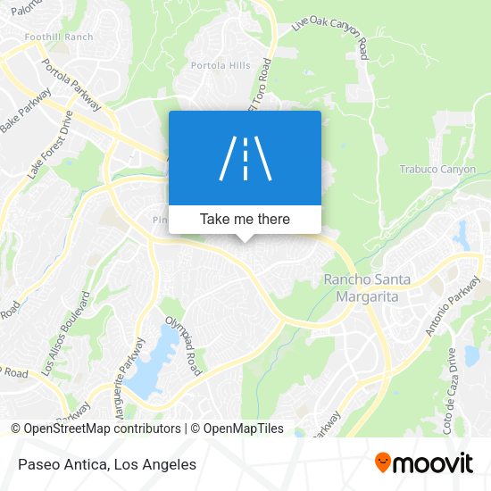 Mapa de Paseo Antica