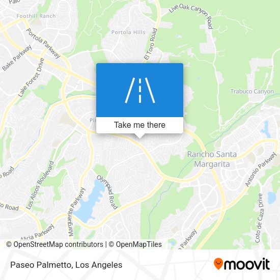 Mapa de Paseo Palmetto
