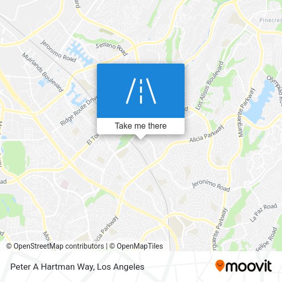 Mapa de Peter A Hartman Way