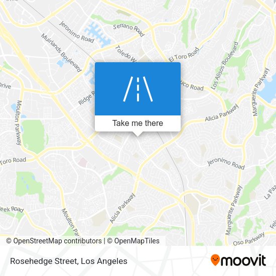 Rosehedge Street map