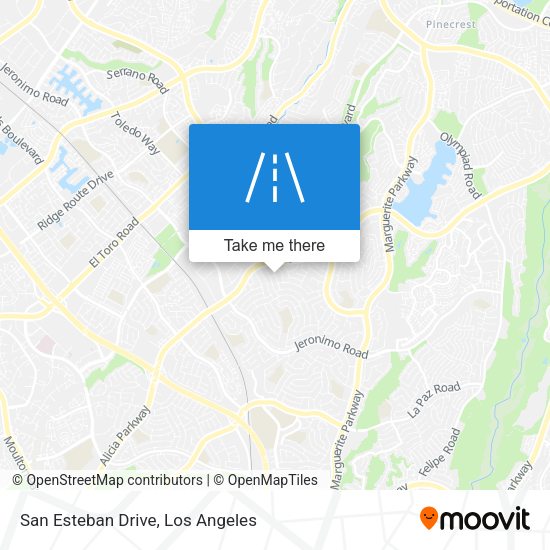 Mapa de San Esteban Drive