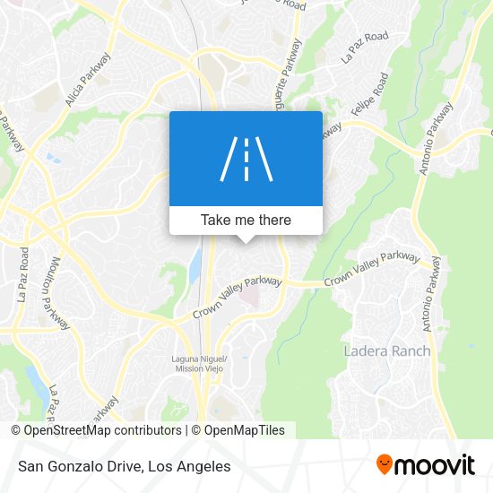 San Gonzalo Drive map
