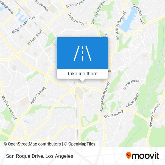 Mapa de San Roque Drive