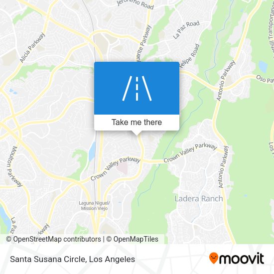 Santa Susana Circle map