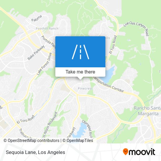 Mapa de Sequoia Lane