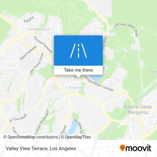 Valley View Terrace map