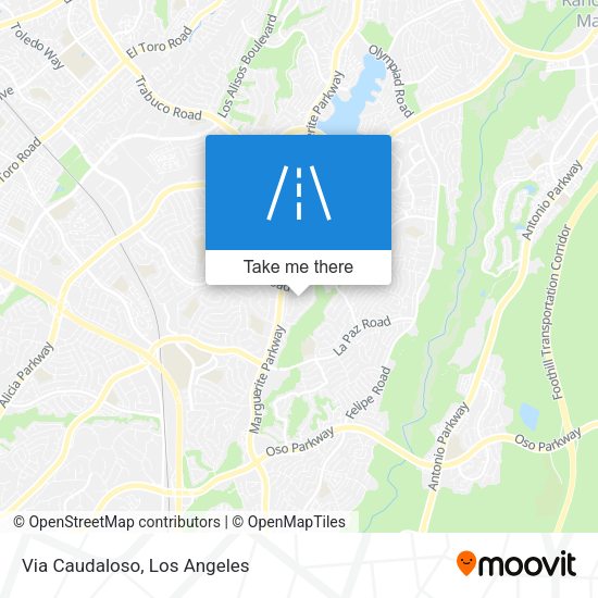 Mapa de Via Caudaloso