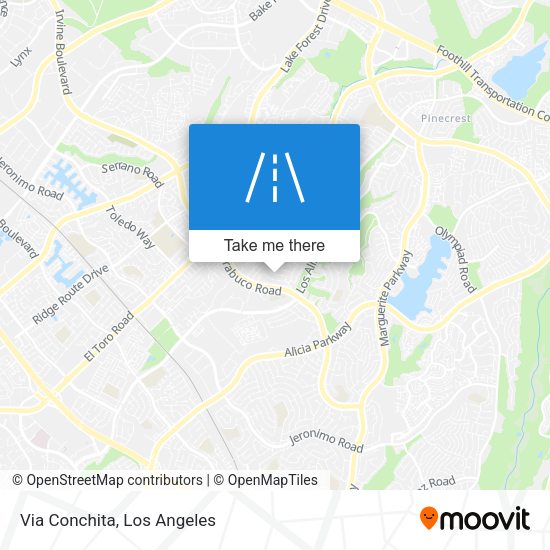 Via Conchita map