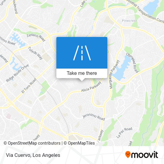 Mapa de Via Cuervo