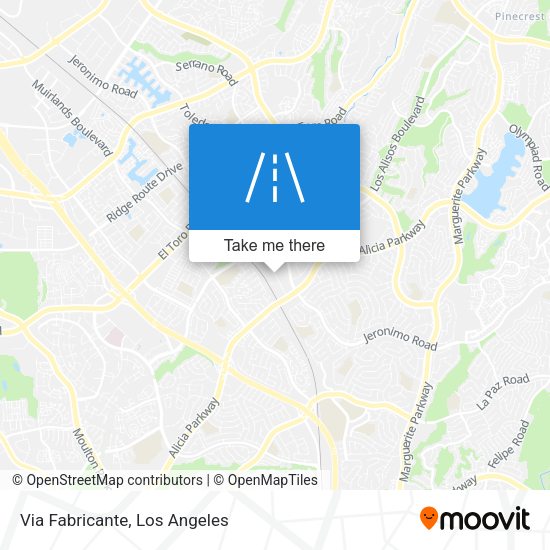 Mapa de Via Fabricante