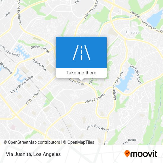 Mapa de Via Juanita