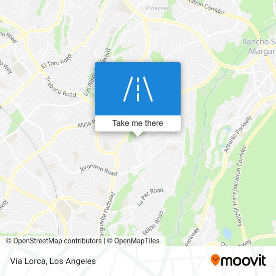 Mapa de Via Lorca