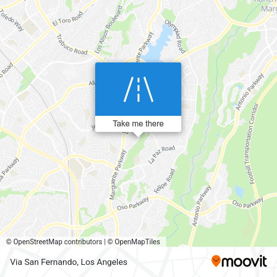 Via San Fernando map