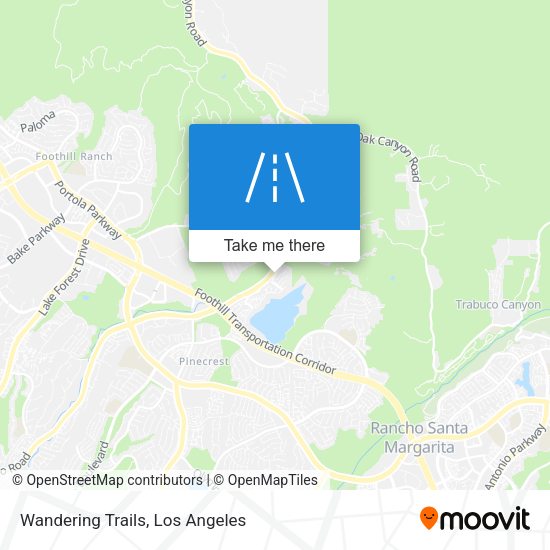 Wandering Trails map