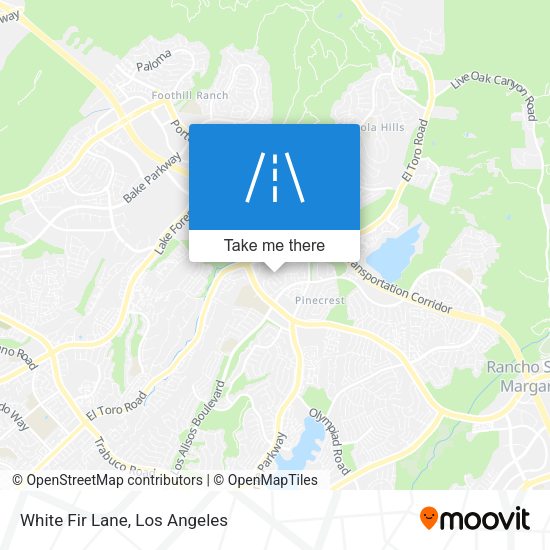 Mapa de White Fir Lane