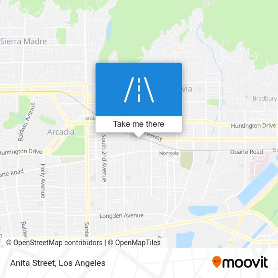 Mapa de Anita Street