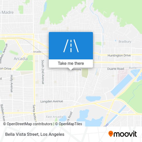 Mapa de Bella Vista Street