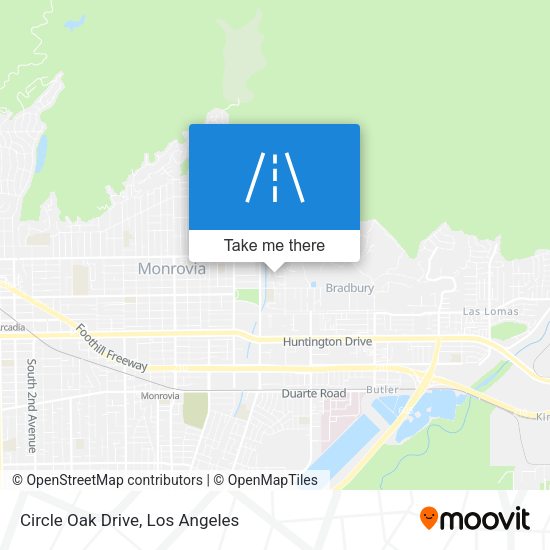 Circle Oak Drive map