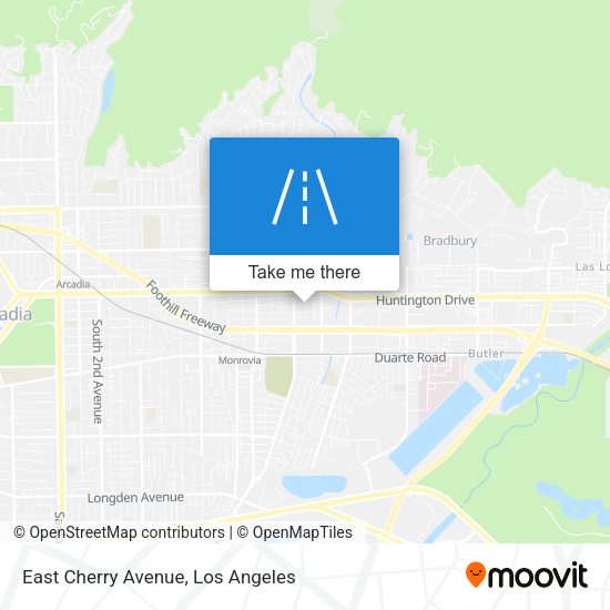 Mapa de East Cherry Avenue
