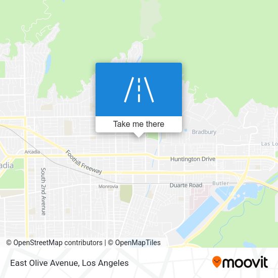 Mapa de East Olive Avenue