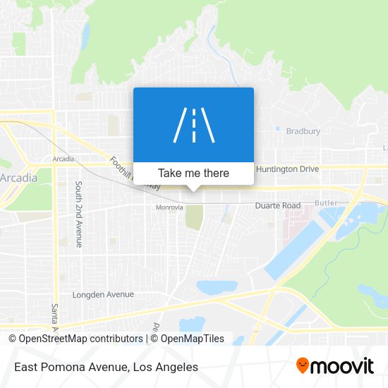 Mapa de East Pomona Avenue