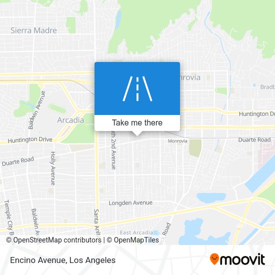 Mapa de Encino Avenue