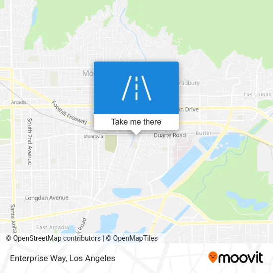 Enterprise Way map