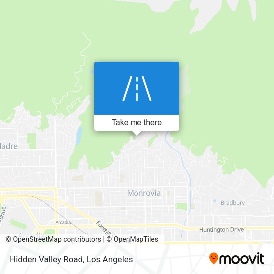 Hidden Valley Road map