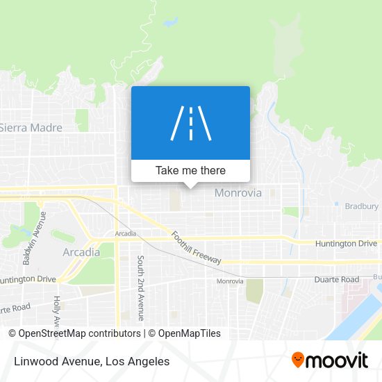 Mapa de Linwood Avenue