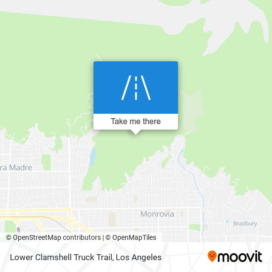 Mapa de Lower Clamshell Truck Trail