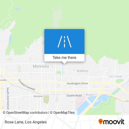 Mapa de Rose Lane